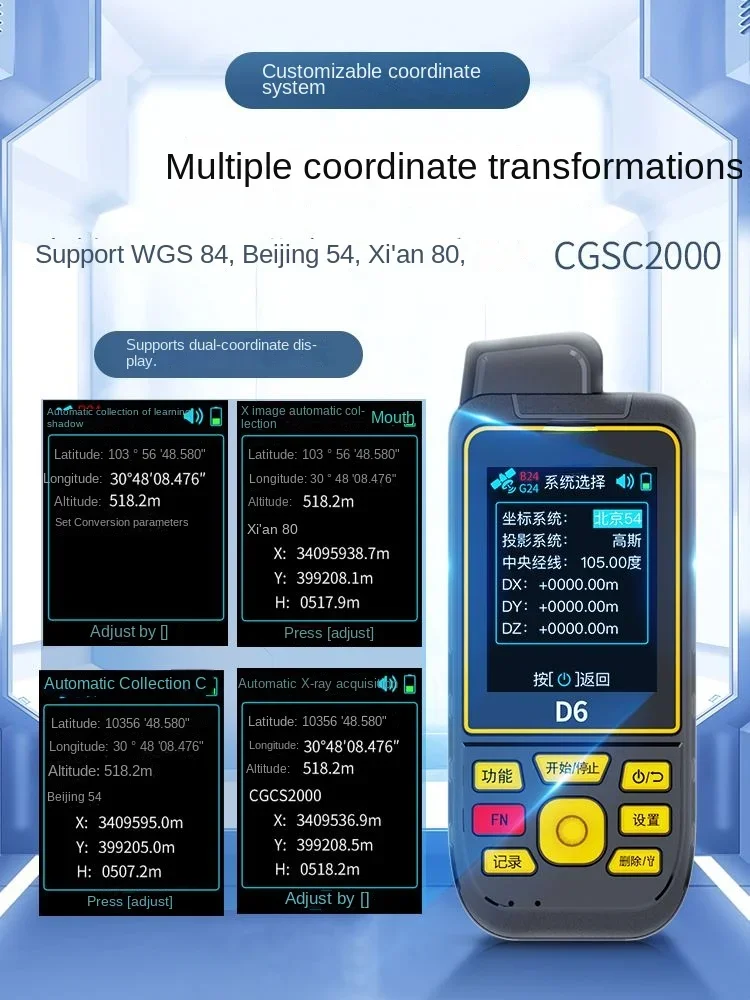 FOR Outdoor Handheld Locator GPS Longitude and Latitude Satellite Navigator Marine Coordinate Altitude Measurement Instrument