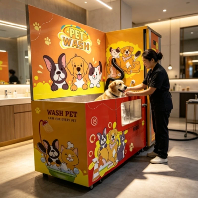 Custom Pet Milky Spa Machine, Dog Cat Bath Tub, Canine Grooming Spa Equipment for Pet Salon Commercial Use
