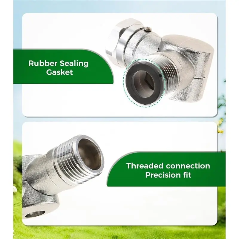 ABUH-For Garden For Outdoor Irrigation Accessories 2 Pack 3/4