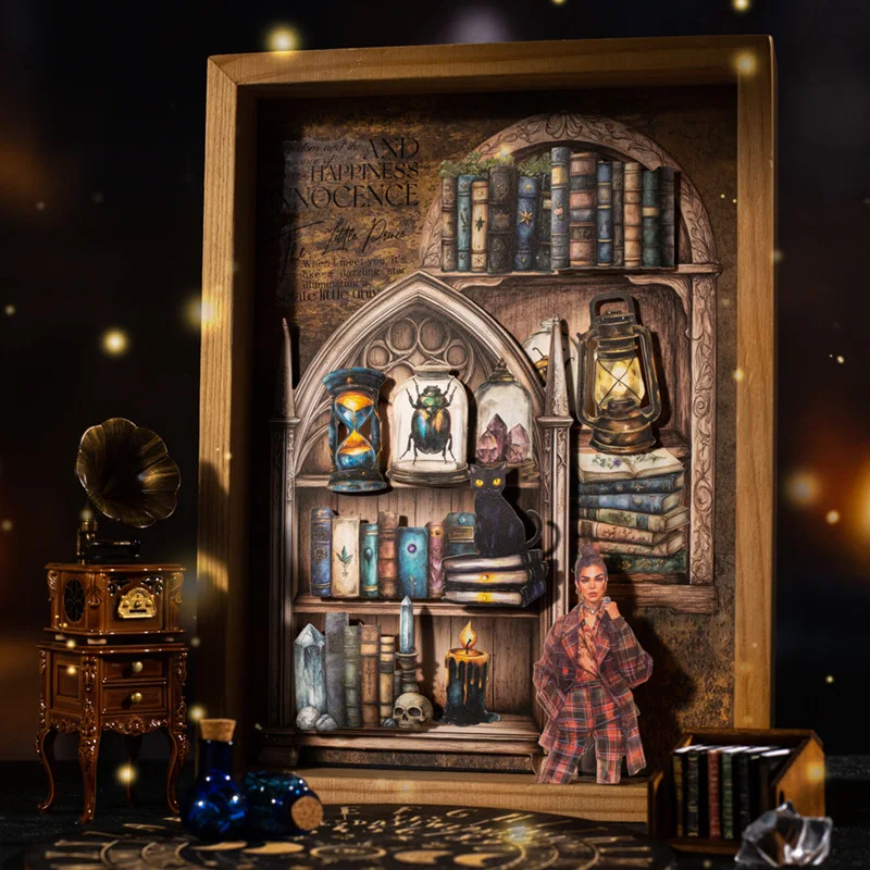 1pack/2pack 25pcs Hard Enchantment themed Cards Per Pack Any DIY Retro Trinkets Enchantment Cabinet Series