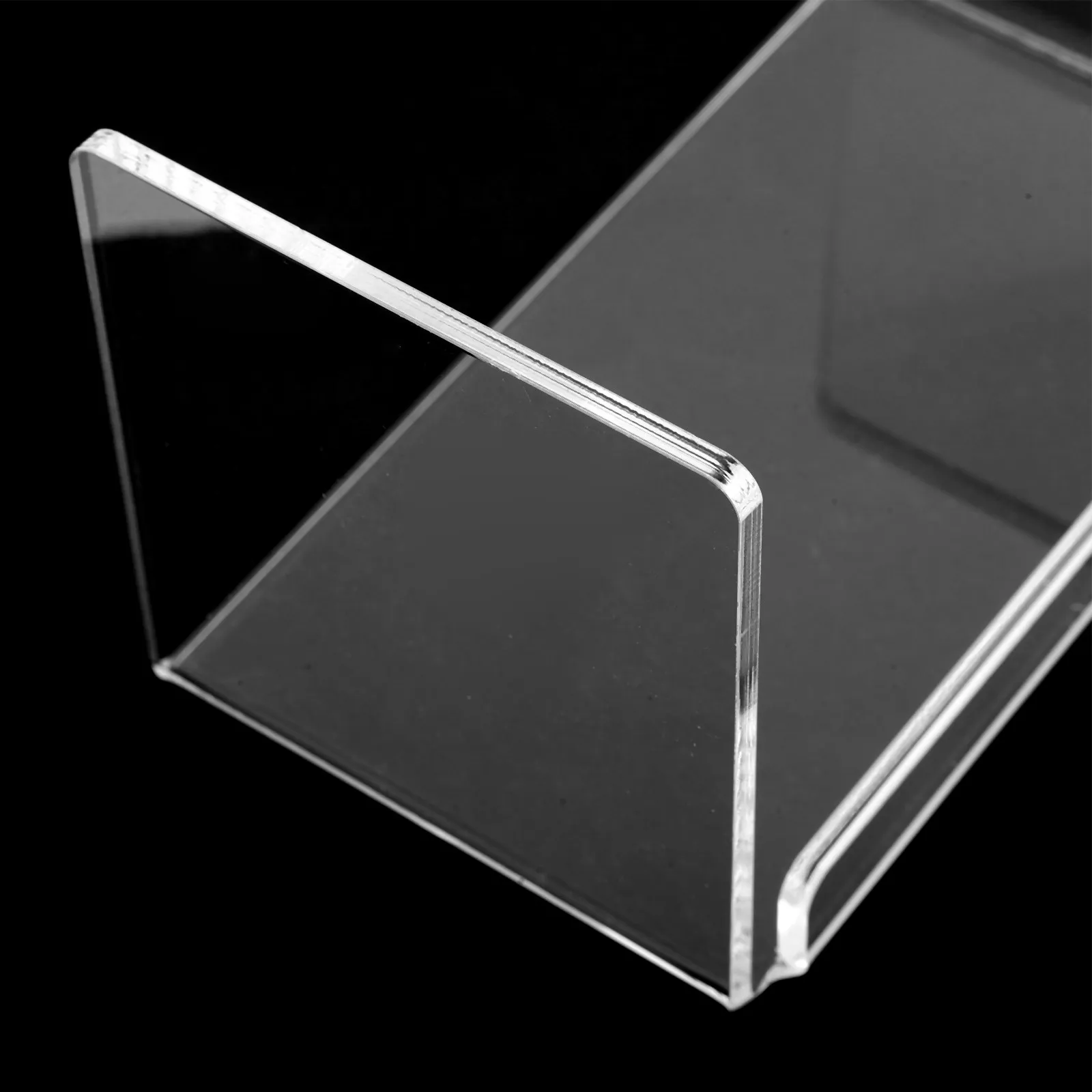 Transparent Acrylic Facial Mask Storage Box Large Capacity Mask Holder Skincare Organizer Display Rack Vanity Bathroom