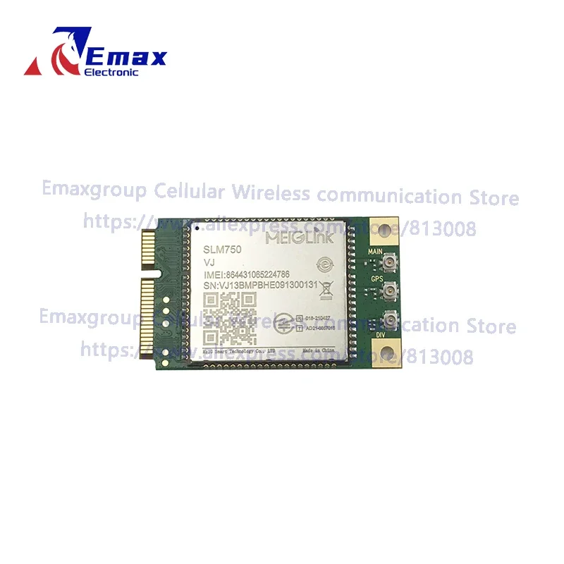 

Модуль MeiGlink Smart SLM750 SLM750-VJ MINI PCIE LTE Cat4 Поддержка радиочастоты GNSS MIMO для M2M Применение Удаленная зона