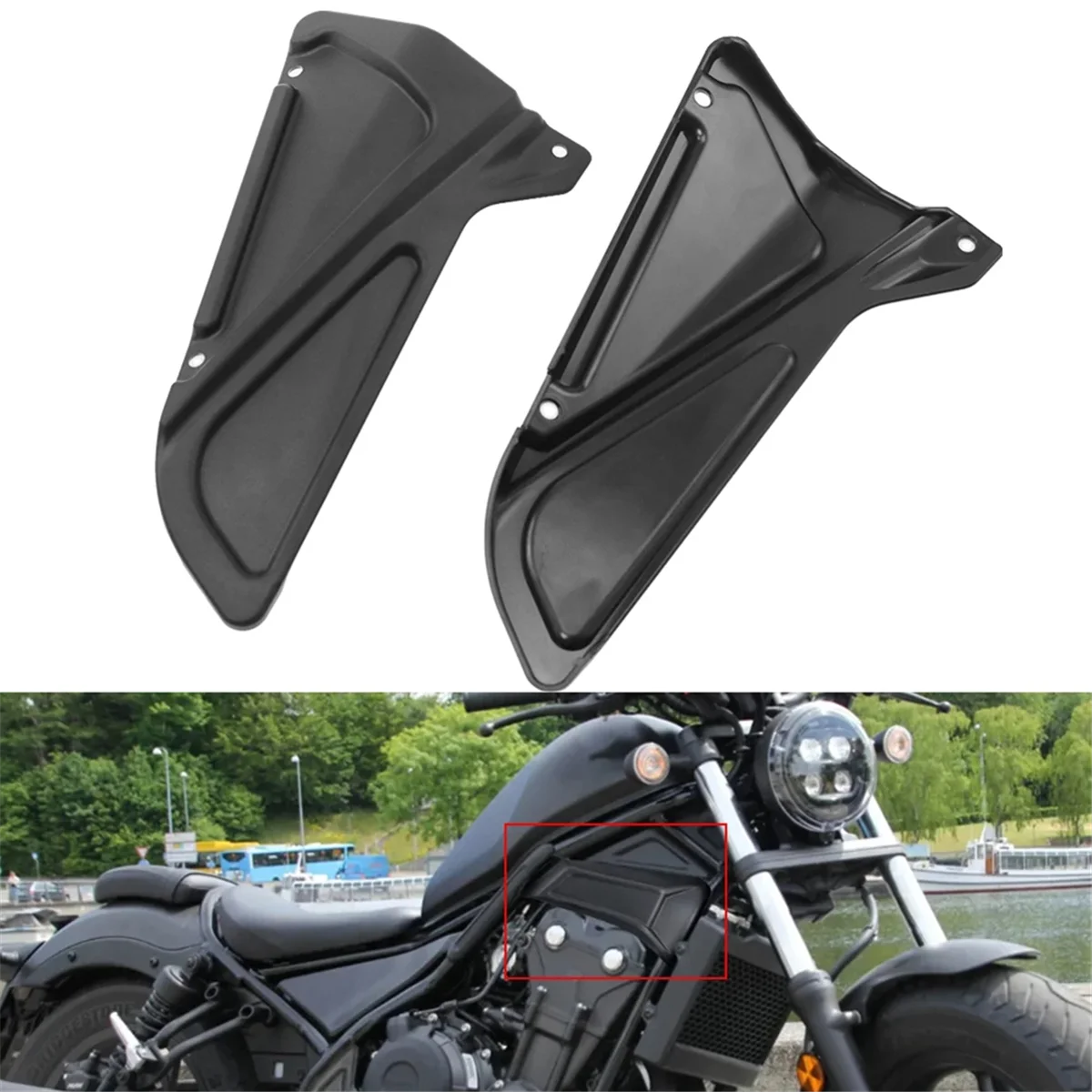 

Самый продаваемый обтекатель защиты двигателя мотоцикла с боковой крышкой для Rebel