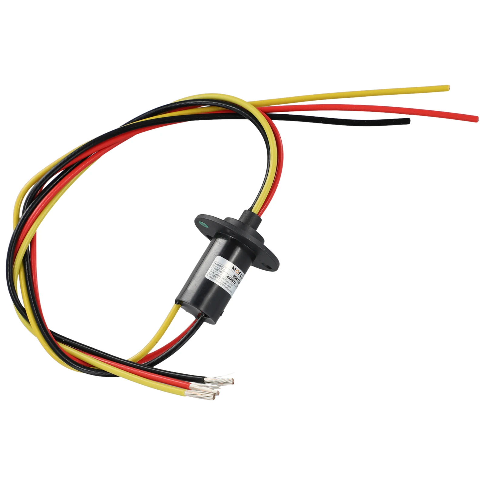 

MW1330 Conductive Slip Ring 3-wire 30A 360° Compact High Current Power IP51 Low Noise Low Torque Precious Metal Contact