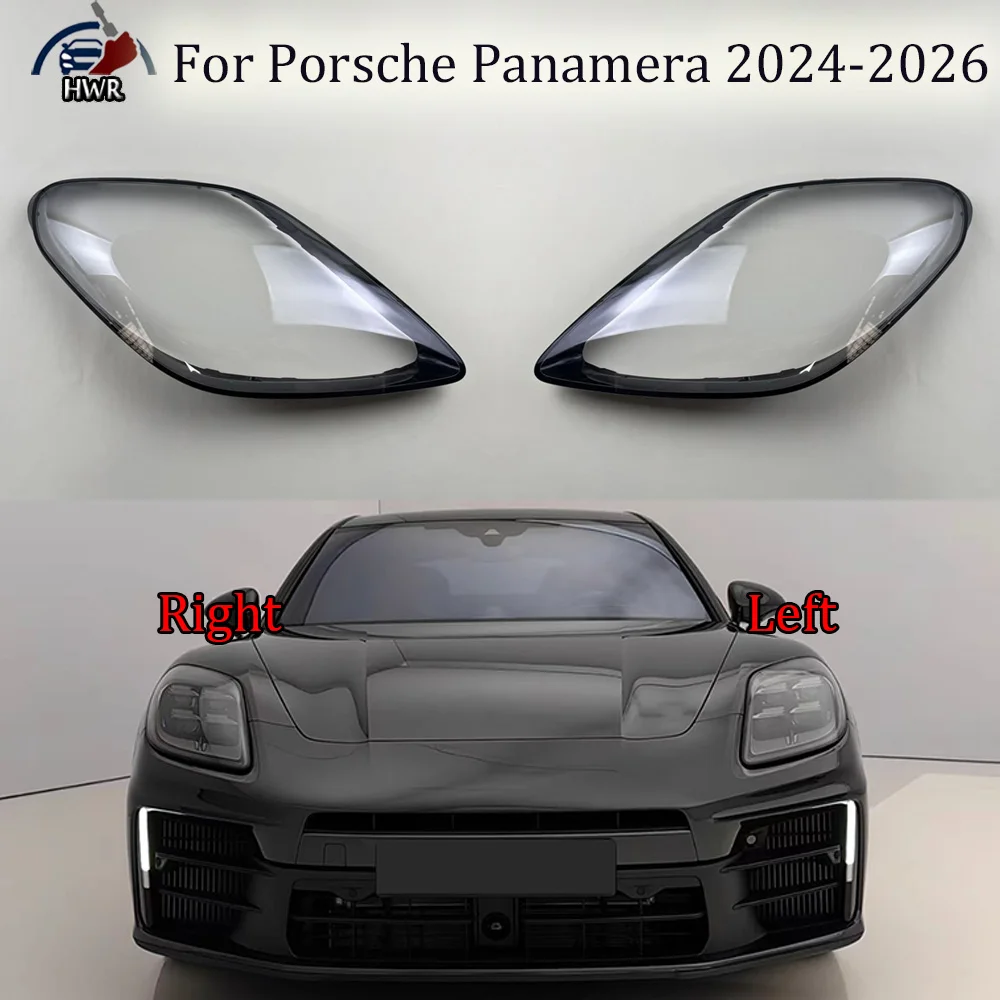 

Headlight Cover Transparent Headlamp Lamp Shell Lens Replace Original Lampshade Plexiglas For Porsche 2024 2025 2026 Panamera