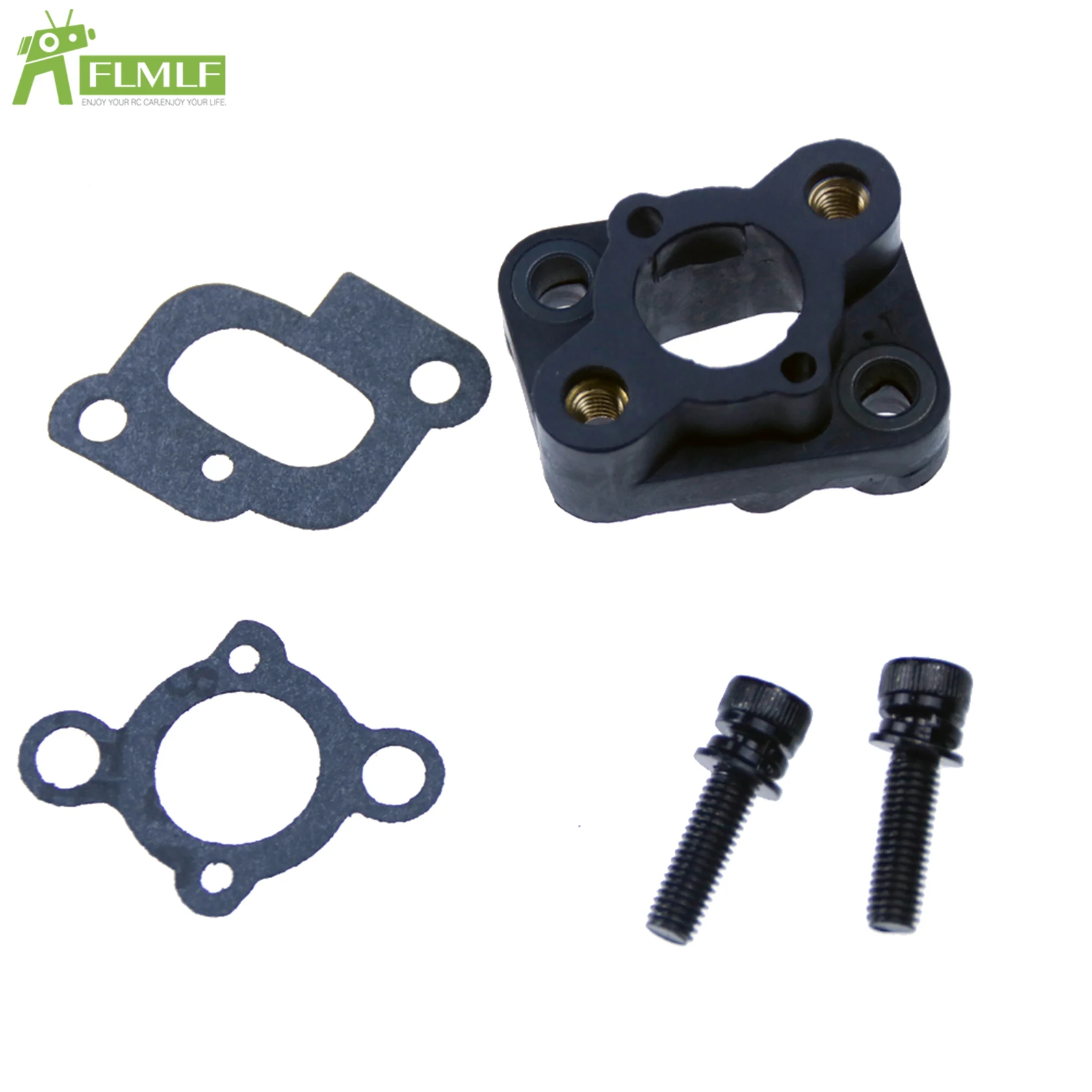 23CC ~ 71CC Engine Intake Manifold Kit Fit for 1/5 HPI ROFUN BAHA ROVAN KM BAJA Losi 5ive T FG GoPed RedCat Rc Car Toys Parts
