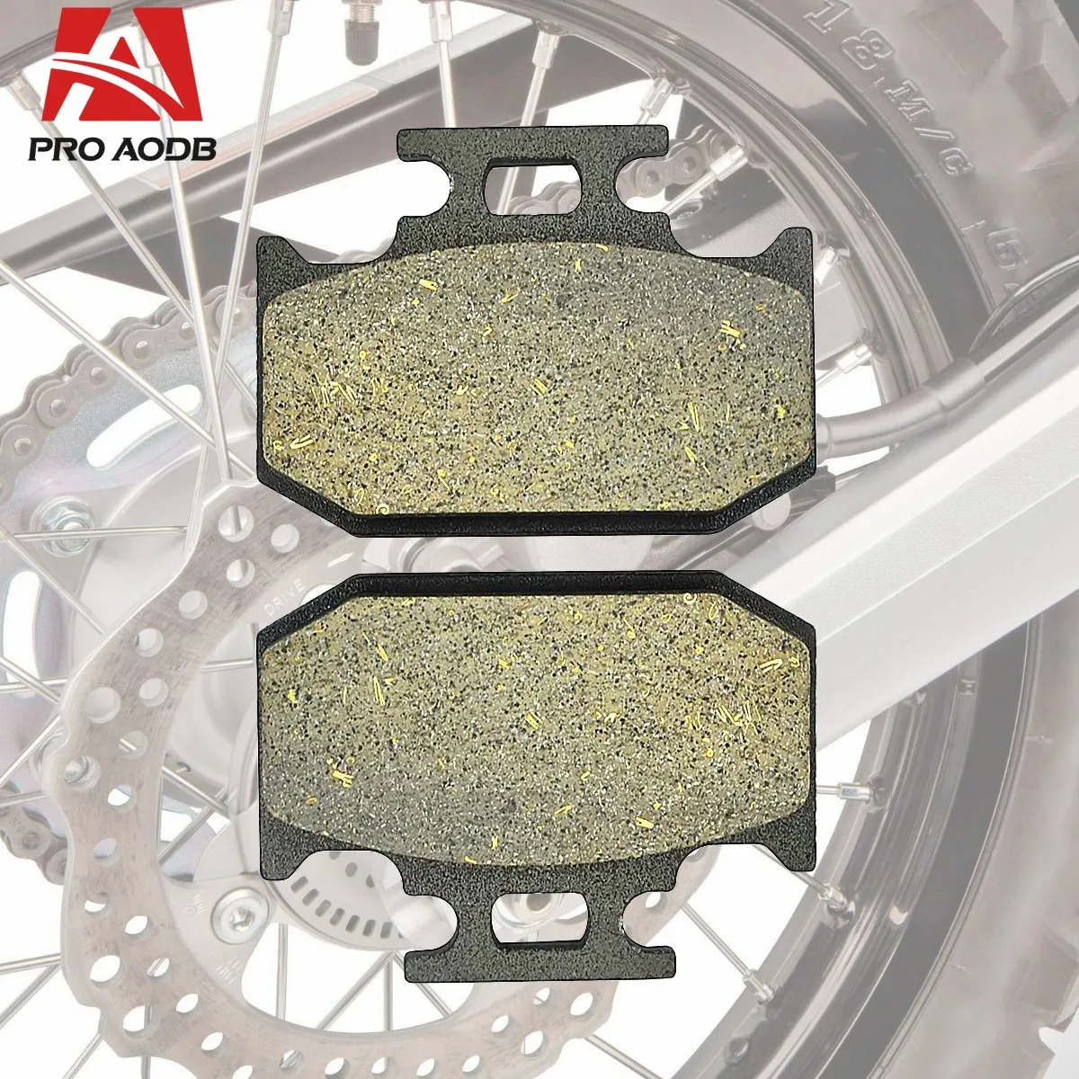 

High-Quality Rear Metal Brass Alloys Brake Pads For BUSUER Motorcycle J1 J2 J4 J5 M3 M5 189 T9 M9 Dirt Bike Motocross Universal