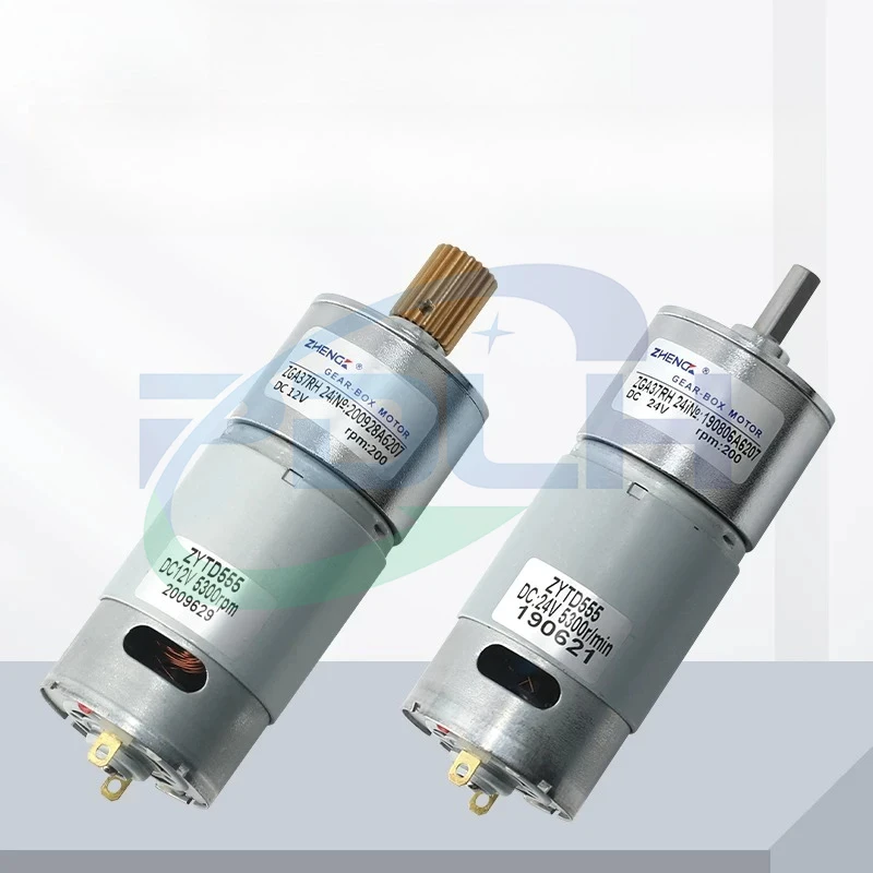 1PCS 12V 24V DC Motor Gear Integrated Rotary Head Assembly for EDM Drilling Machine Small Hole Spare Parts