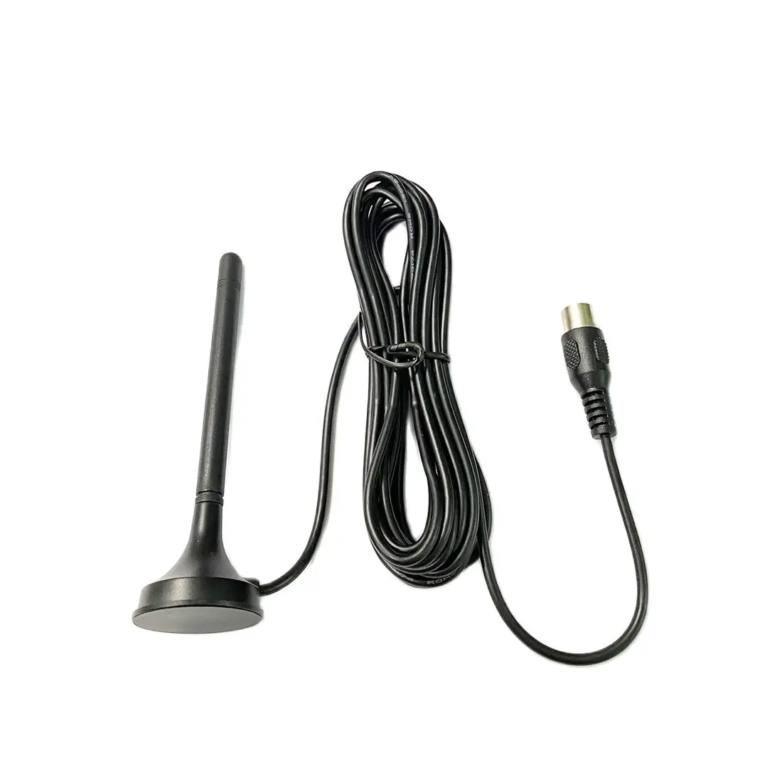 DVB-T TV Antenna FM Radio Aerial 3dbi Magnetic Base With 3meters Cable TV IEC Connector NEW Wholesale