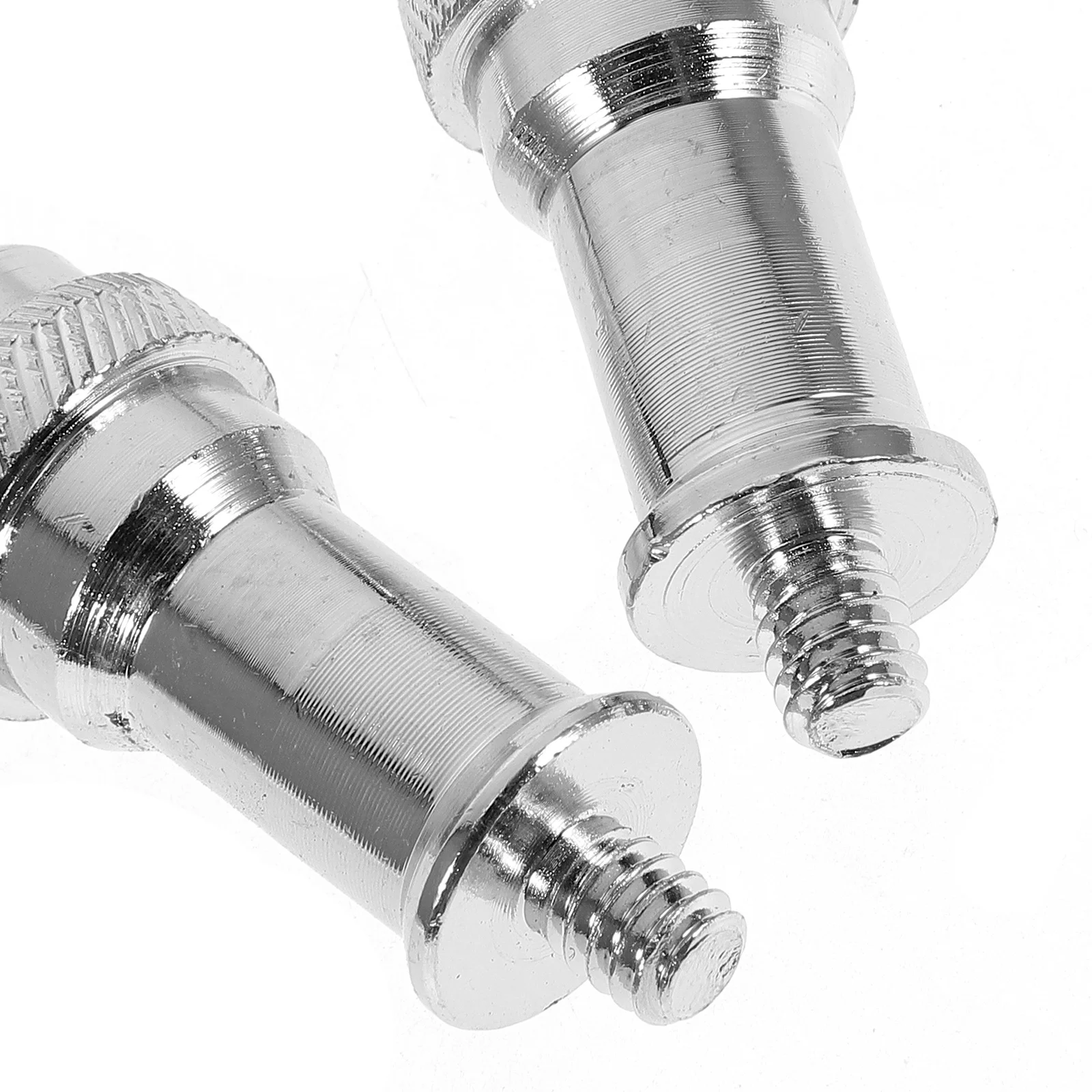 2pcs 1/4 To 3/8 Inch Male Threaded Screw Adapter Spigot For Light Stand Flash Mount Studio Photography Accessories Tool