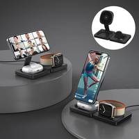 3 in 1 Travel Charging Station for Apple Devices Foldable Magnetic Wireless Charger Stand Fast Wireless Charging Pad