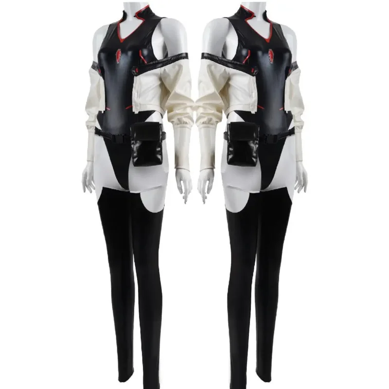 2025 New Anime Cyberpunk Edgerunners Lucy Cosplay Costume Bodysuit Jumpsuits Jacket Wig Full Suit Halloween Costumes for Women A