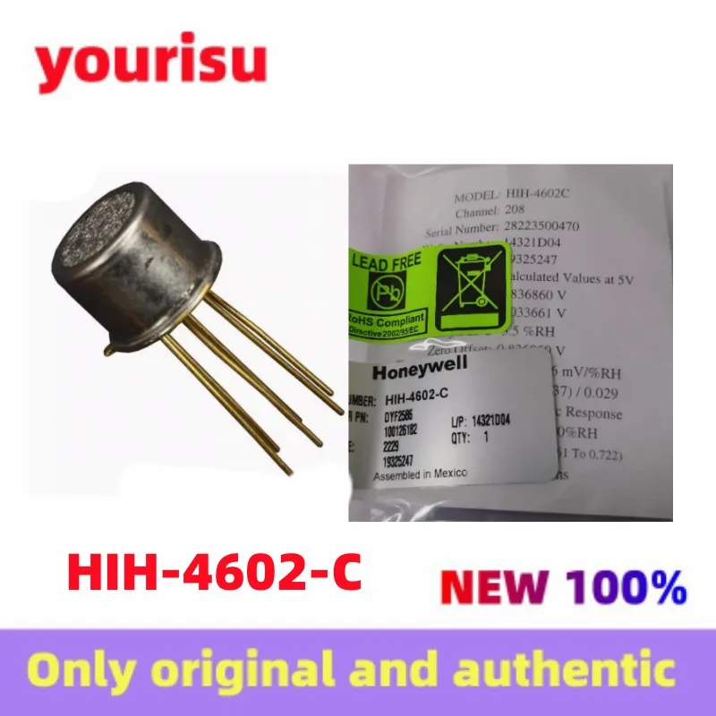

1Pcs/Lot Original HIH-4602-C HIH4602 Humidity Temperature Sensor 0-100% Relative Humidity Analog Voltage