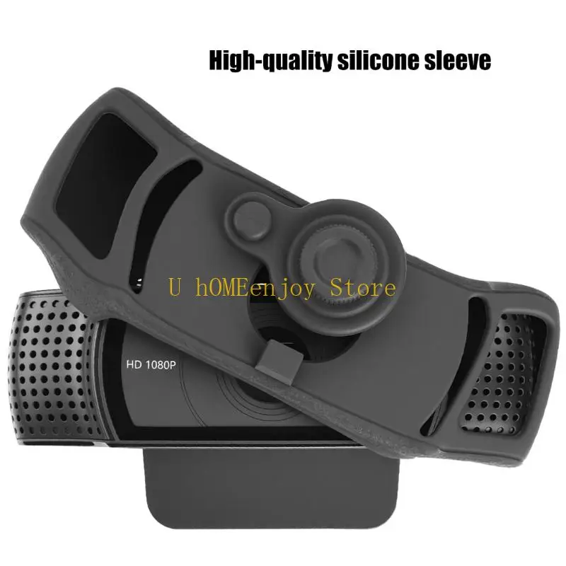 B0KF Webcam Silicone Case Precise Cutout Protective Privacy Cover for C920PRO