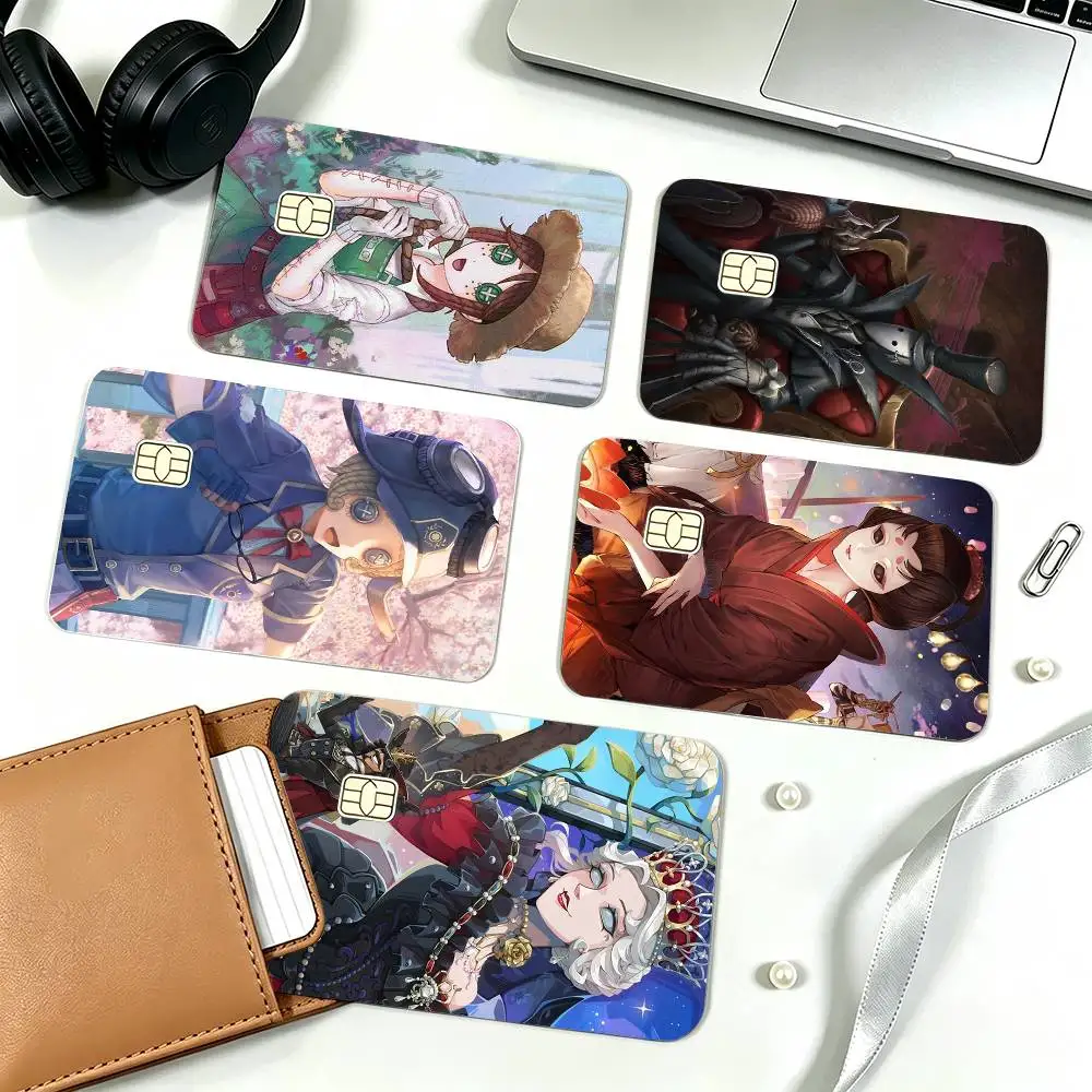 Game Identity V High Definition Matte PVC   Credit Card HD Stickers Game Card Decal Small Chip Waterproof Sticker Gift