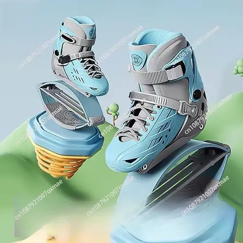 Chaussures de saut, chaussures extensibles pour enfants, filles et garçons, Fitness, patinage à roulettes, chaussures kangourou rebondissantes