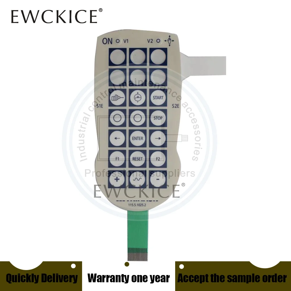 NEW HBA-111154 HMI 115.5.1025.2 PLC Membrane Switch keypad keyboard