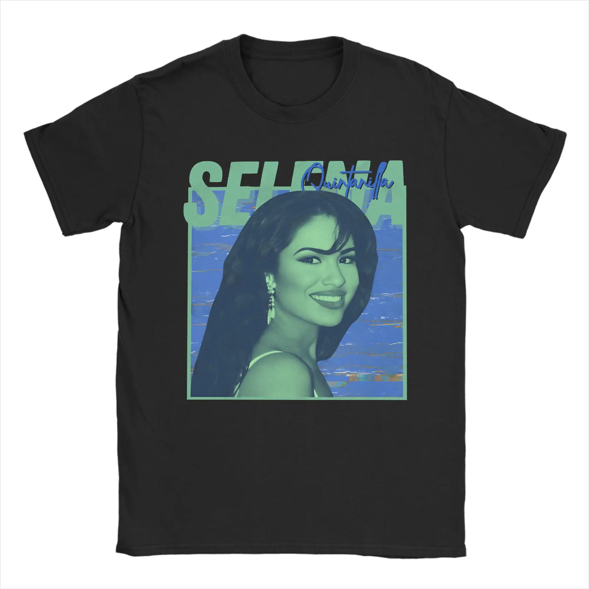 

Футболка с латинской певицей Selena Quintanilla, летние хлопковые футболки для мужчин, повседневная футболка в стиле Харадзюку, уличная одежда с короткими рукавами, футболки