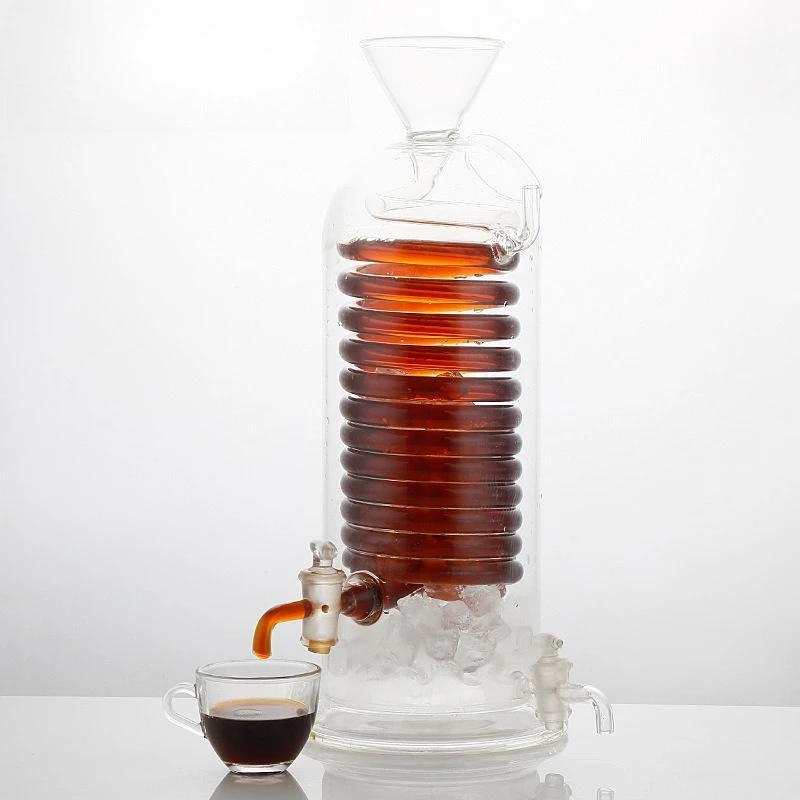 

Ice drop coffee pot, coffee tea quick cooler, drip ice brew pot, drip pot