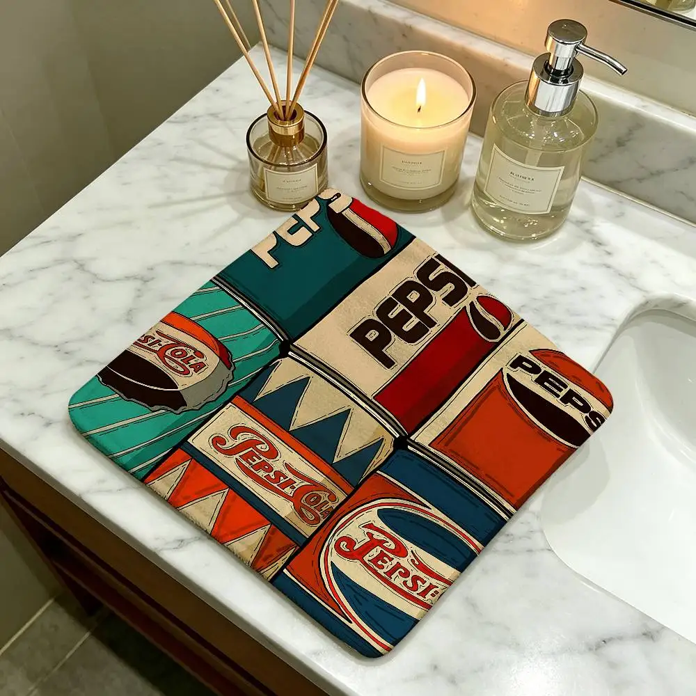 Drinks P-Pepsis Cola Classic Reusable Hanging Kitchen Towel, Polyester Cotton Soft Fabric for Office Home Daily Life
