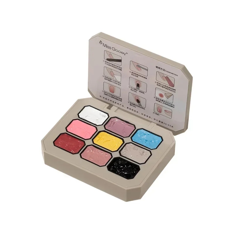 3D 효과 오일 페인팅 텍스처 젤 드로잉 슈퍼 텍스처 페인팅 젤 쏙 오프 UV LED 세미 퍼머넌트 피그먼트 페인트 아트 젤