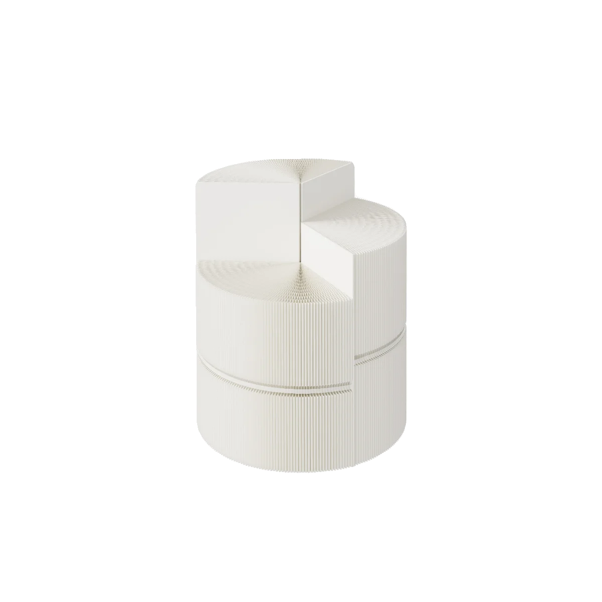 

Multi-layer booth Paper cylindrical Nakajima display stand Simple ladder exhibition hall Exhibition suitable mobile foldi