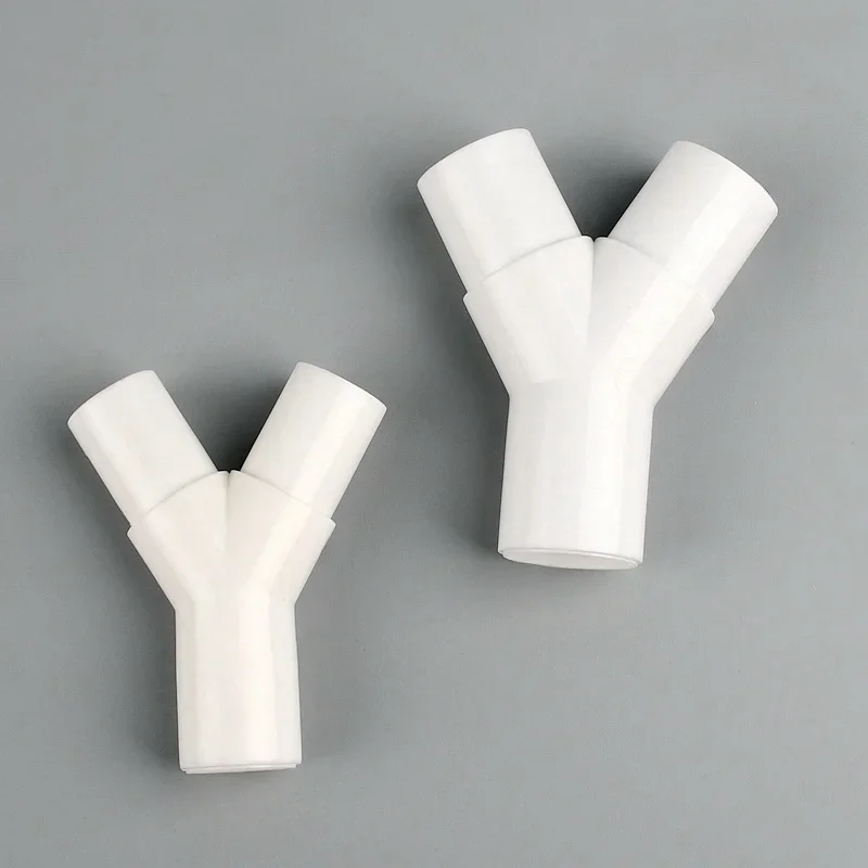 1PCSPVC Y-Shape Tee 16mm/20mm Drip Box Connector for Aquarium Filter Garden Irrigation Splitter Corrosion-Resistant Easy Install