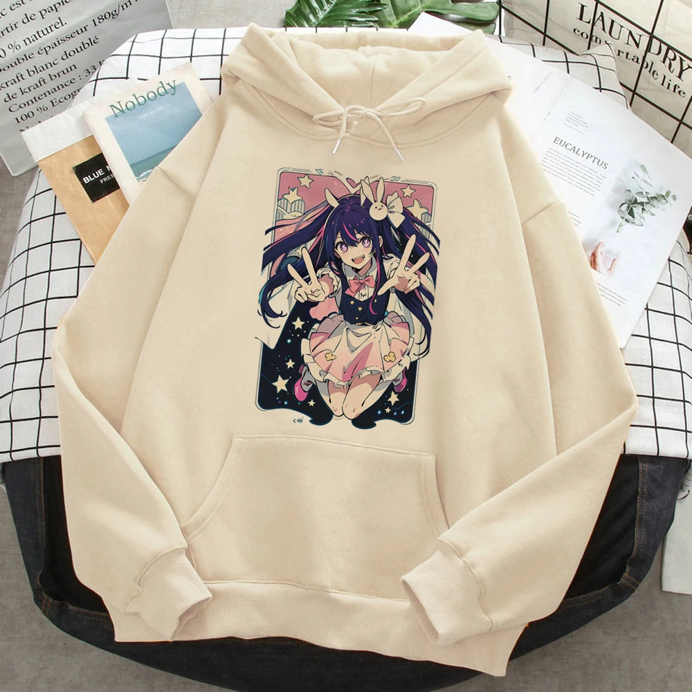 Oshi No Ko hoodies women vintage anime Korean style sweat y2k pulls women long sleeve top sweater