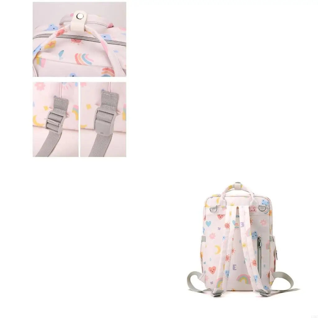 

Essential Diaper Storage Backpack with Adjustable Straps for Active Parents 4XBC