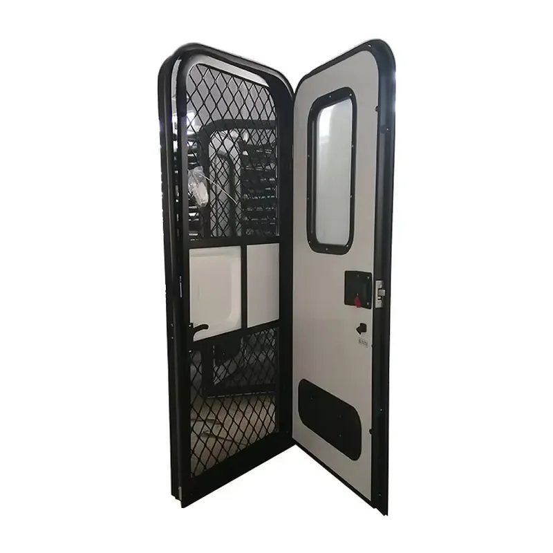 Special Discount Aluminium Alloy Single Point RV Caravan Trailer Door with Screen Door for RVs Caravans Trailers