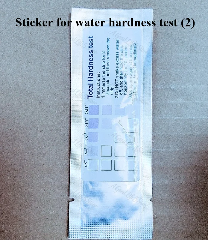 Sticker for Coffee Machine Water Hardness Test