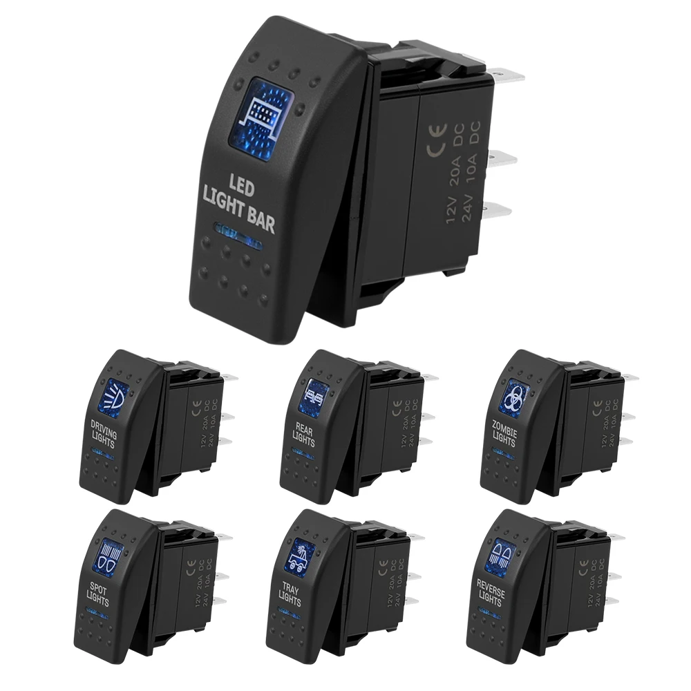 

LED Light Bar Switch 24V 12V 5pin Waterproof Truck for Can-Am Mavericak X3 For Polaris RZR XP 1000 PRO Car ATV UTV Accessories