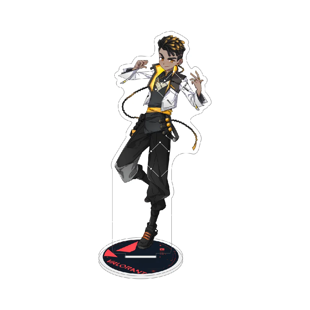 VALORANT Acrylic Stand Figure Cute Iso Phoenix Gekko Cosplay Game Keychain Desk Decor Model Plate Collection Toy Fans Gift 15CM