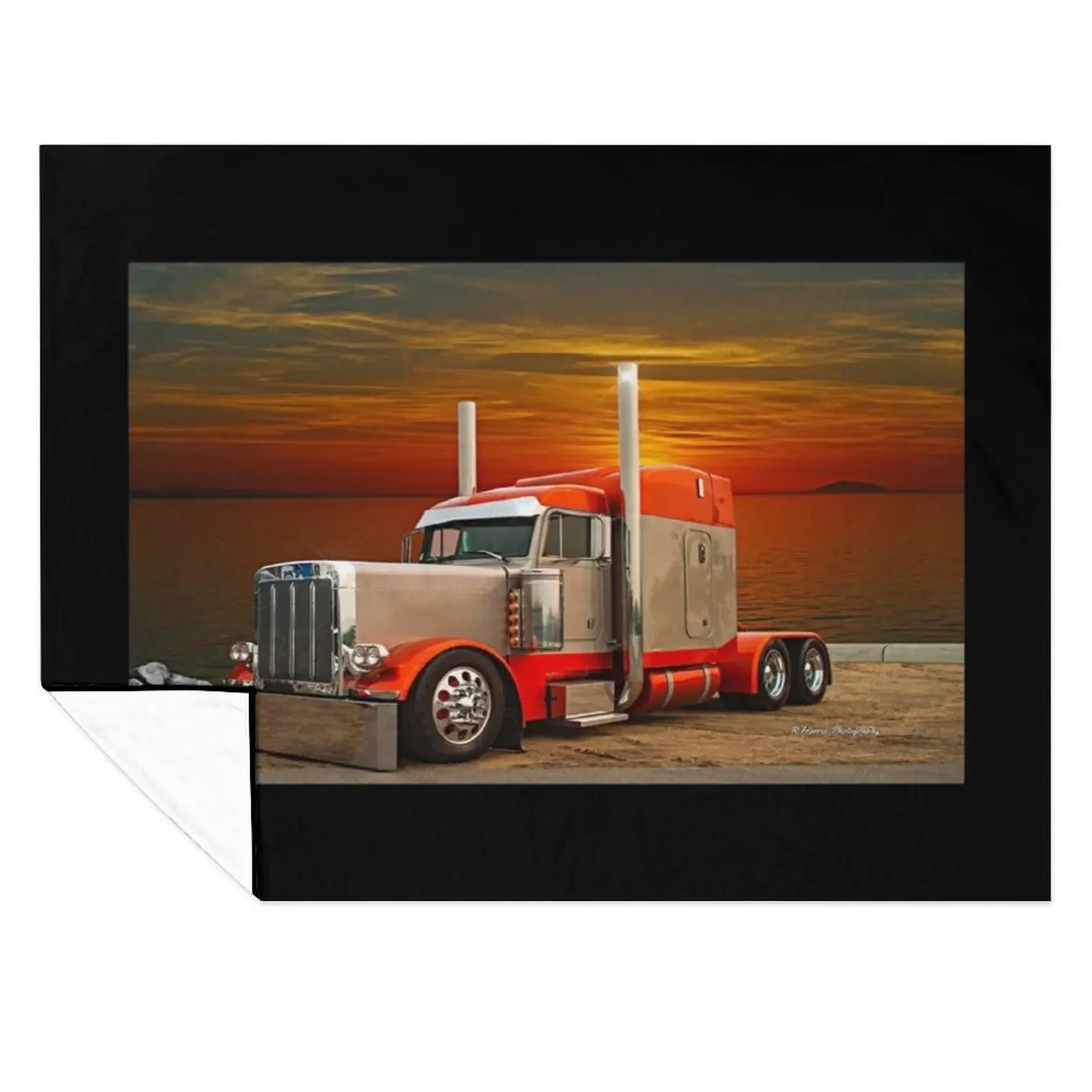 

Cool Peterbilt Throw Blanket Camping Summer Soft Big Heavy Blankets