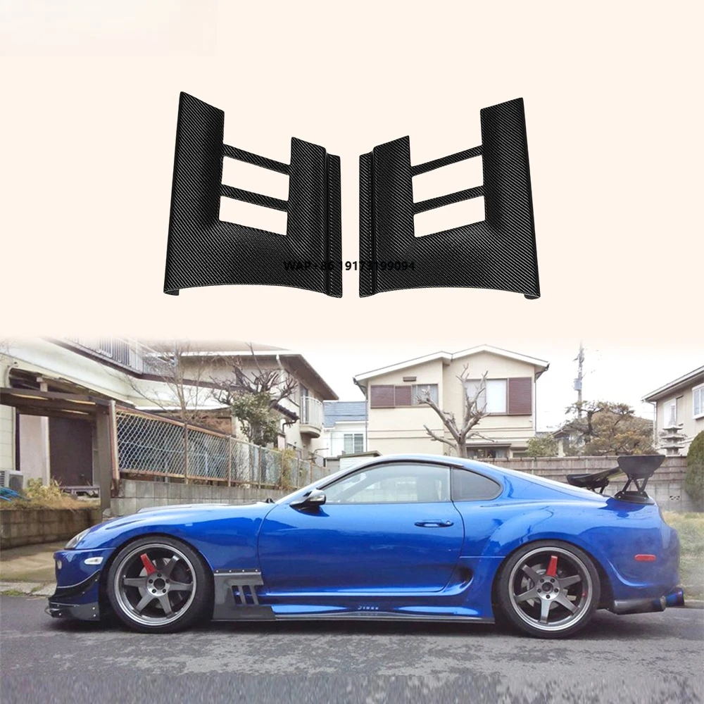 

Для Fairlady 350Z 03-08: Пара накладок на передний бампер из карбона