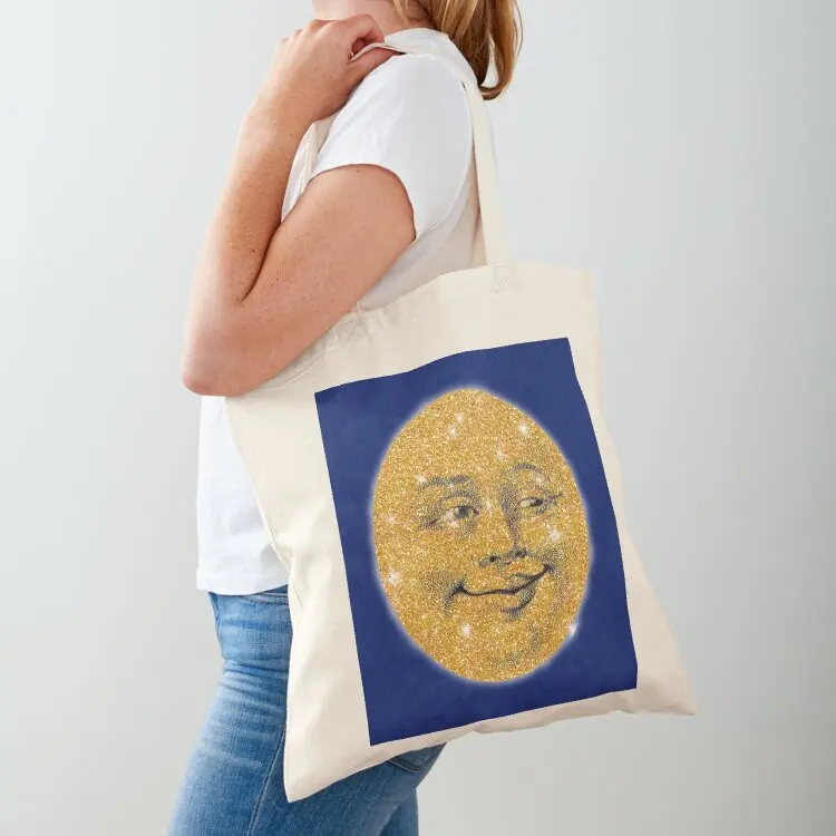 

Vintage Glitter Look Moon Tote Bag Women's shopper bag Lady bags free delivery bags bags for women