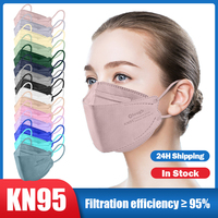 Elough KN95 Face Mask Original Korean FFP2mask 4 Layer Mascarilla FFP2 Homologada Pez Mascarillas FPP2 Adults FFP2 Mask Fish FP2