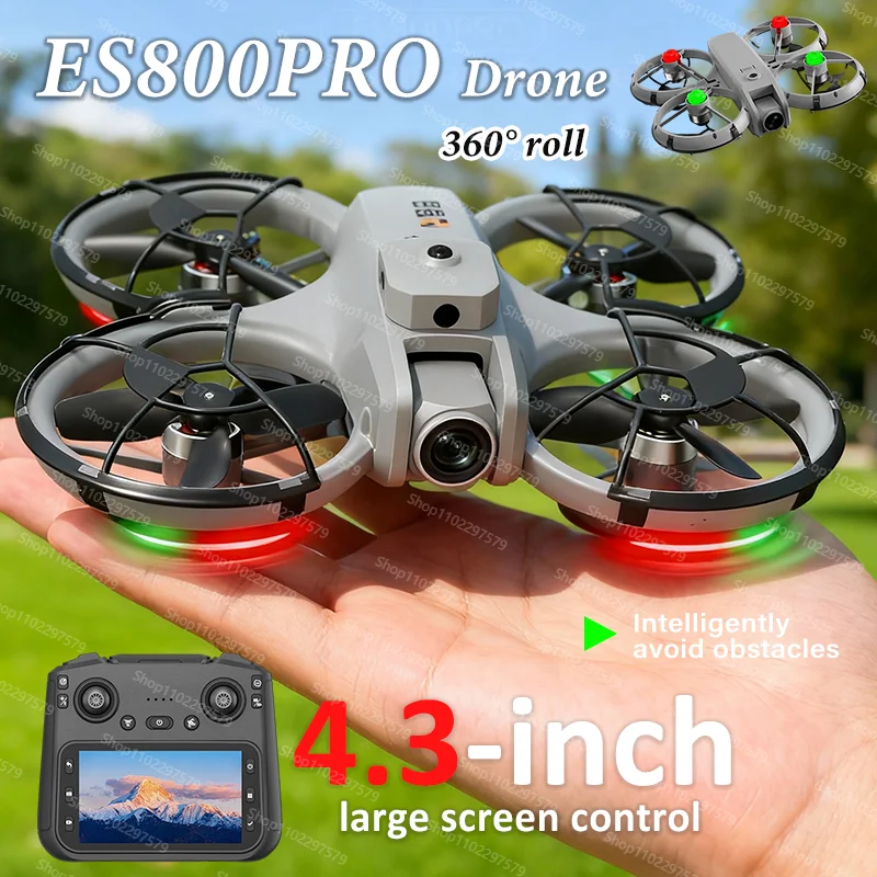 جديد ES800 Pro طائرة صغيرة بدون طيار 1080P HD كاميرا فرش السيارات تجنب العوائق التصوير الجوي طائرات التحكم عن بعد كوادكوبتر