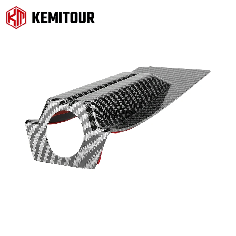 

Rear Camera Trim Cover Compatible with Polaris Slingshot 2020-2024 Carbon Fiber Style Behind Lid Rear Camera Protector