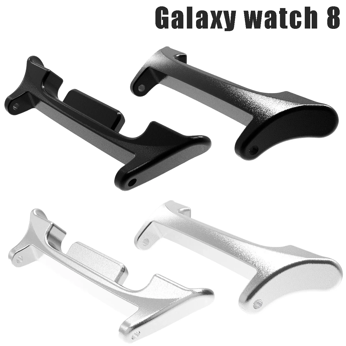 2PCS Adapter For Samsung Galaxy Watch 8 40mm 44mm Accessories smartwatch Strap Connector Stainless Steel Bracelet Galaxy Watch 8