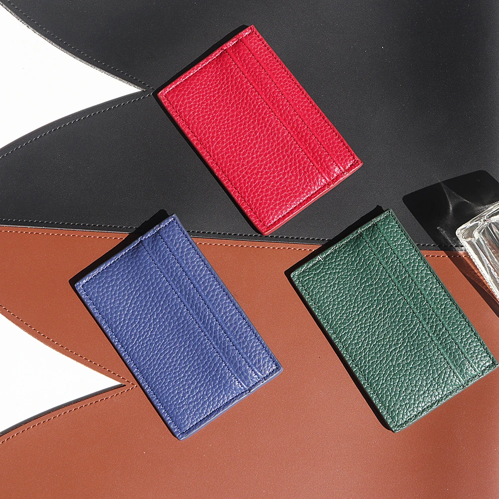 Benutzerdefinierte Name Slim Card Wallet PU Leder Gravierte Initialen Luxus Design Kartentasche Personalisierte Frau Mann Geldbörse Großhandel Geschenk – Detail 16