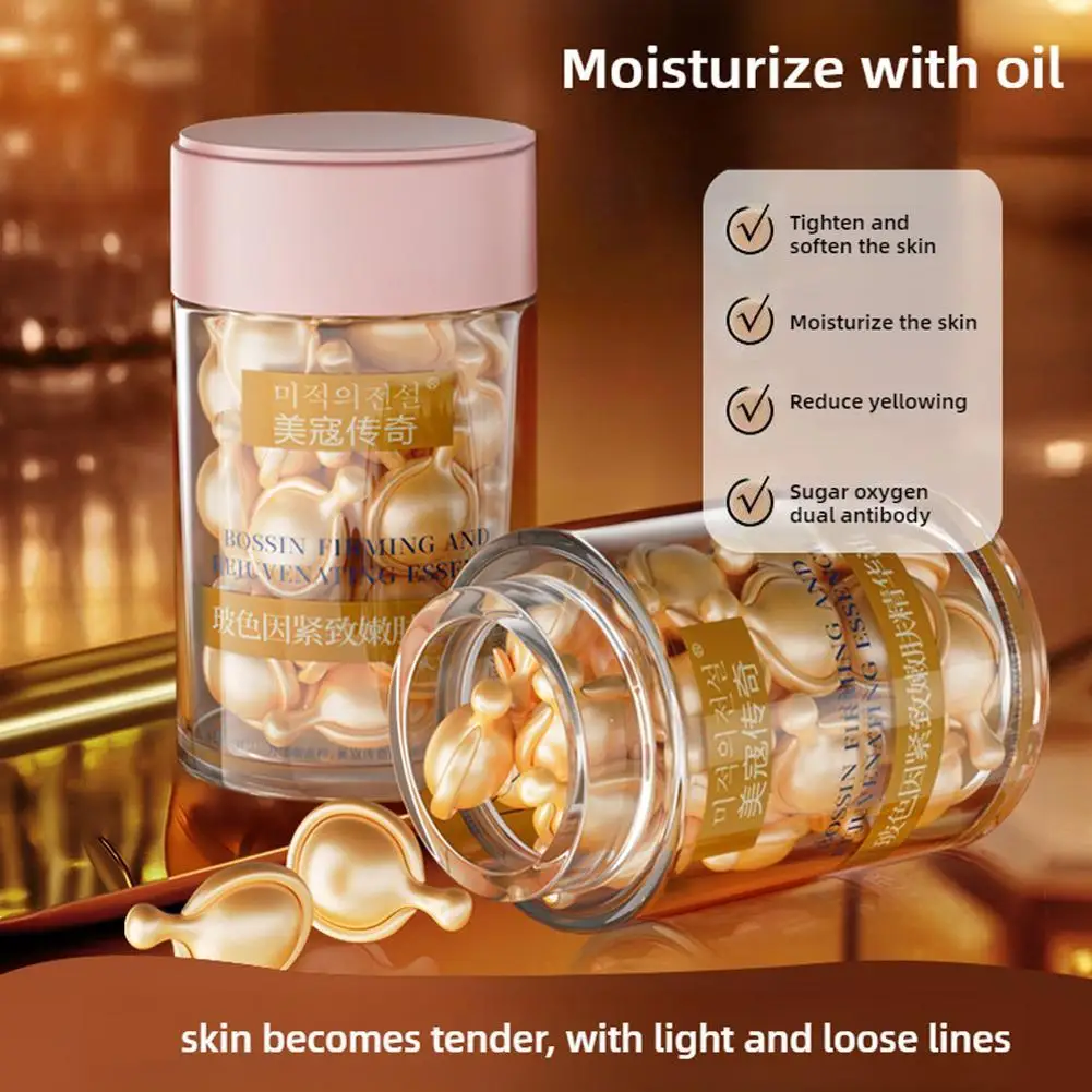 

Fullerene placenta 30 capsule essence Hydrating oil control, anti-wrinkle and anti-oxidation Portable capsule