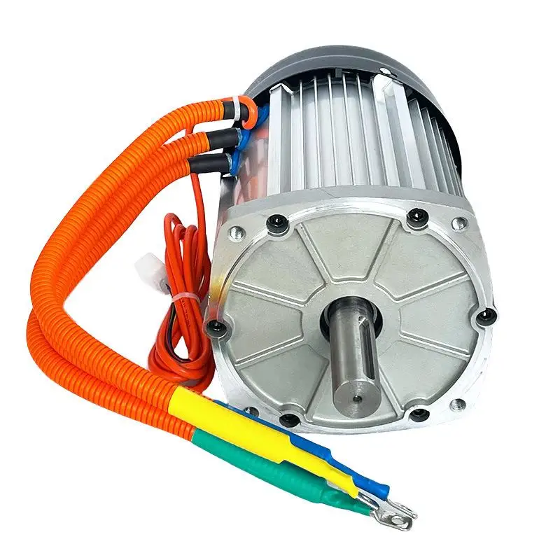 محرك تيار مستمر بدون فرشاة 60V1500W معدات لفائف نحاسية نقية عالية الطاقة محرك معدل