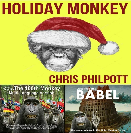 Holiday Monkey by Chris Philpott, 100th Monkey by Chris Philpott, Chris Philpott's Babel   -Magic tricks