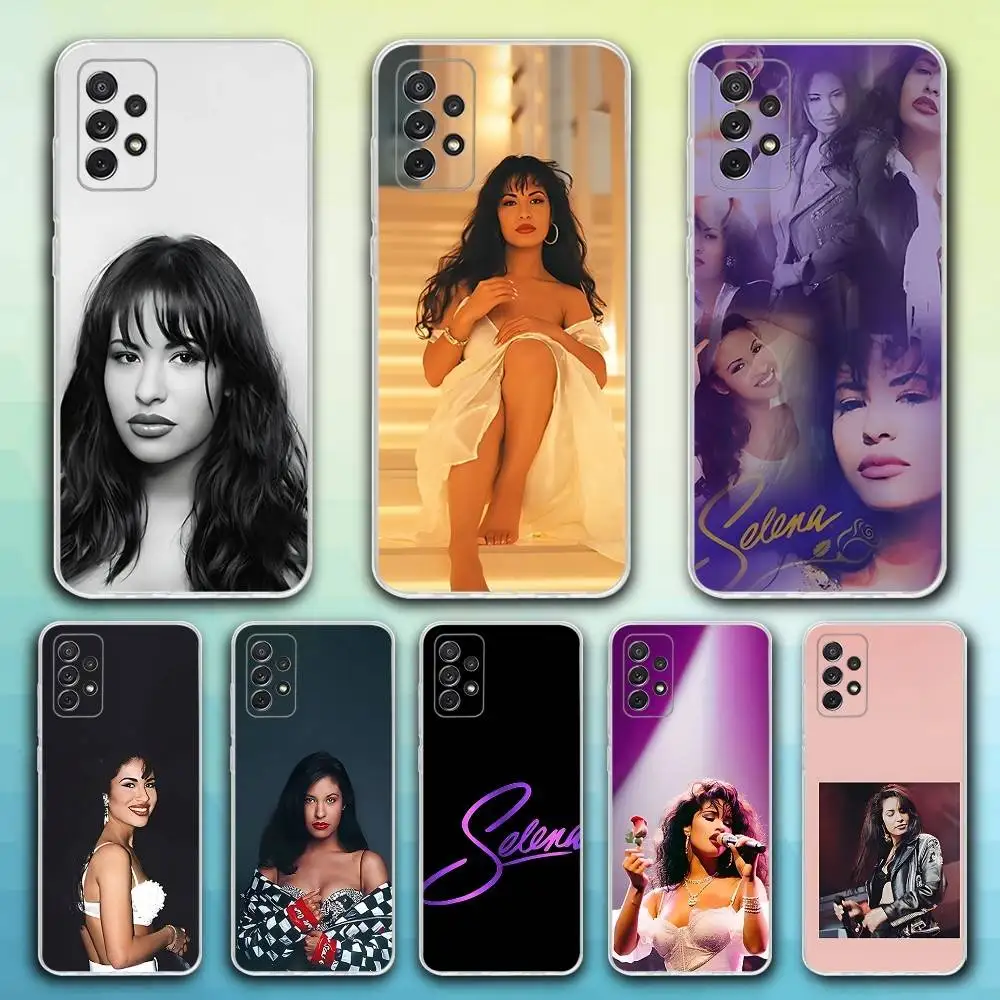 

S-Selena Quintanilla Perez Phone Case For Samsung S30,23,21,22,20, FE lite,S10,9,8,7 PIus Note20ultra Soft Transparent