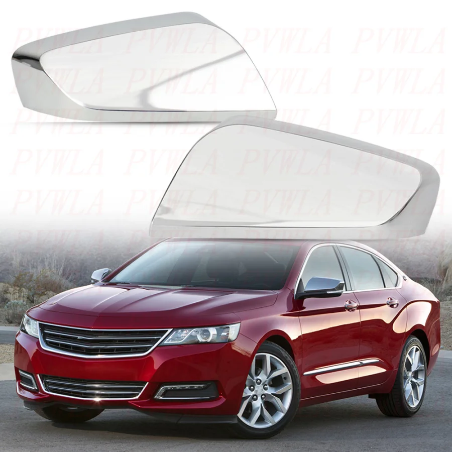 

For Chevrolet Impala 2014 2015 2016 2017 2018 2019 2020 Car accessories Plating Mirror Housing Cover Cap 22965102 22965103