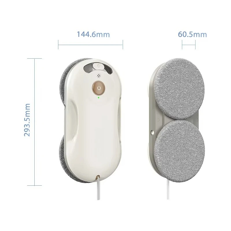 سعر المصنع للتحكم في تطبيق المياه المزدوجة في روبوت تنظيف النوافذ الكهربائية الذكية لتنظيف الزجاج