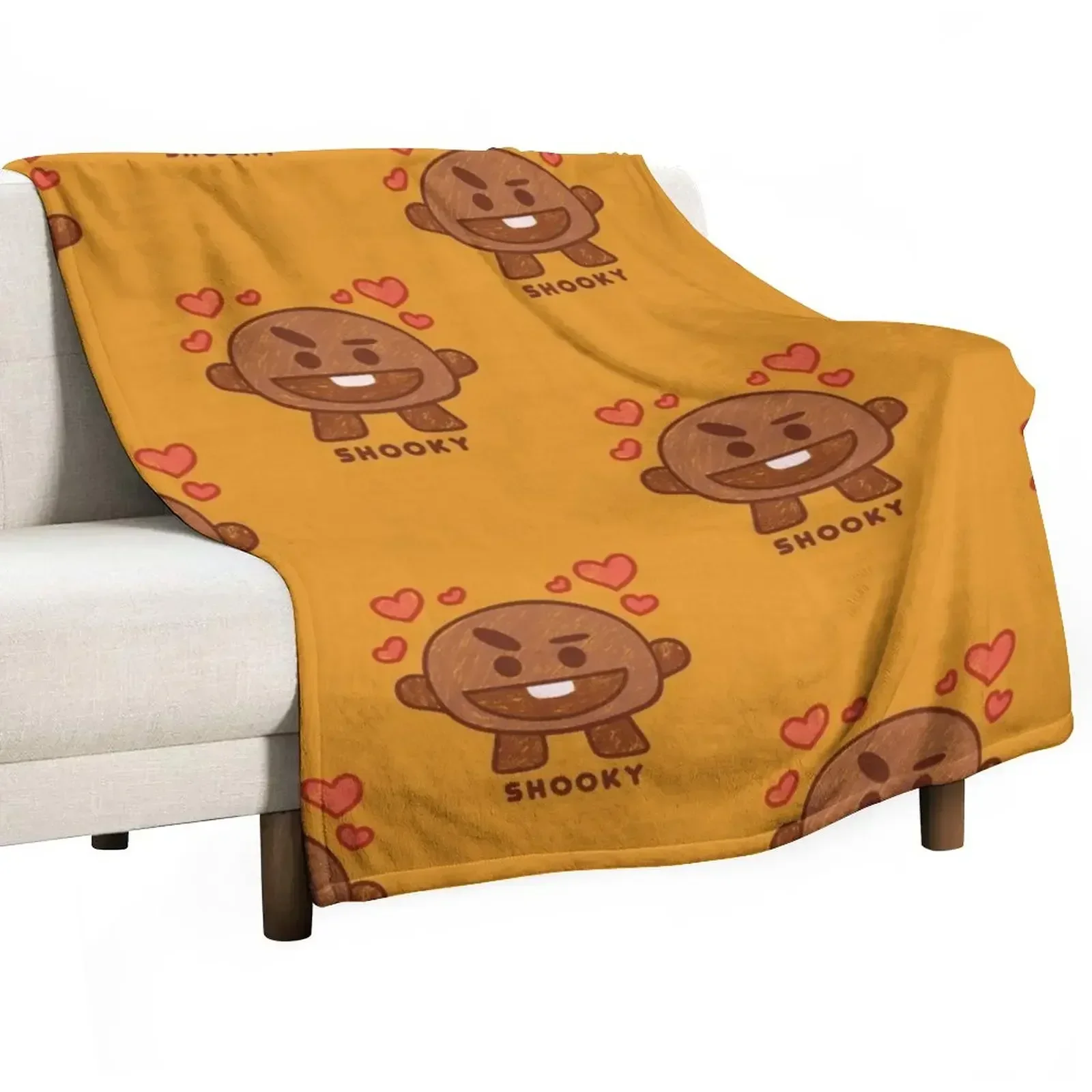

SHOOKY - Fan Art Throw Blanket Luxury Soft Beds Decorative Throw Hair Blankets