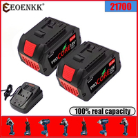 Lithium Ion Battery Pack High Capacity Pro Core 18V 10.0Ah GBA18V80 for Bosch 18 Volt MAX Cordless Power Tool Drills