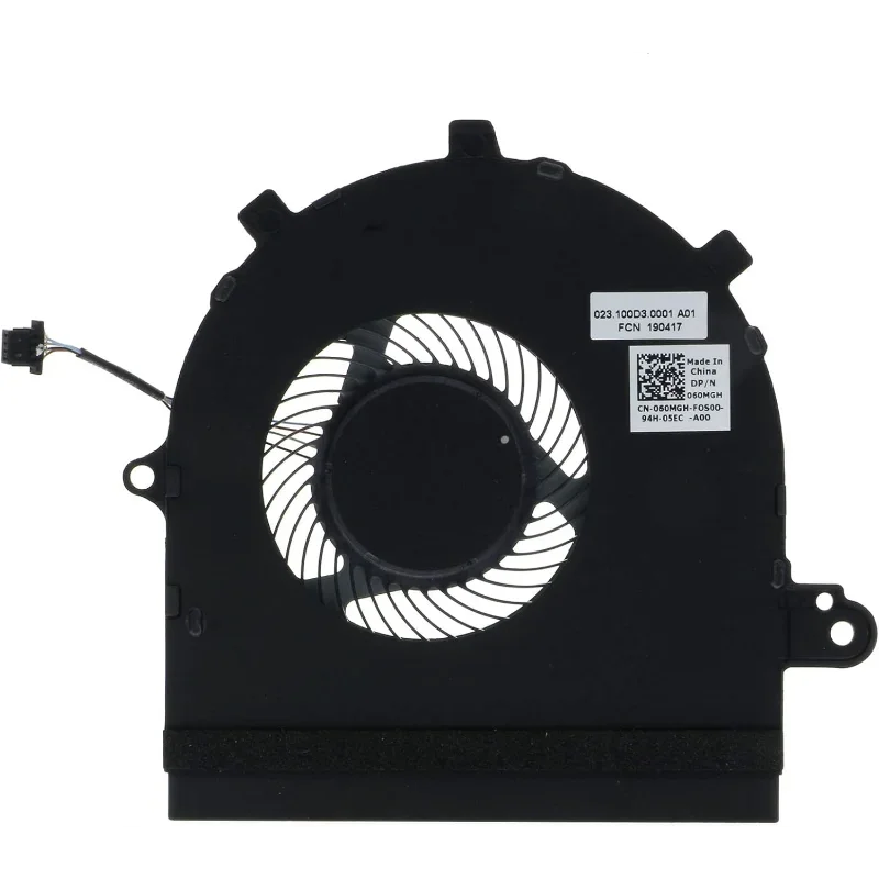 مروحة تبريد وحدة المعالجة المركزية لجهاز Dell Inspiron 15 7586 2-in-1 I7586-5045SLV-PUS 60MGH 060MGH NS85C05-18A12